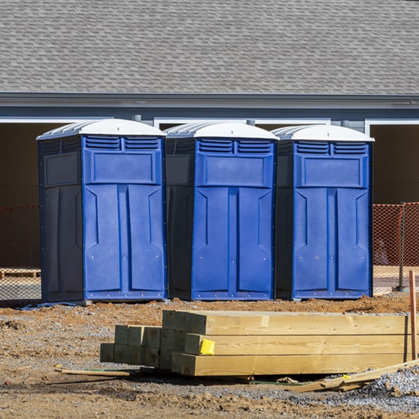 are there different sizes of porta potties available for rent in Pavilion